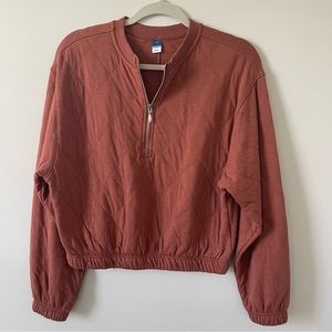NWOT Women’s Coral quarter zip sweatshirt | Old Navy XS